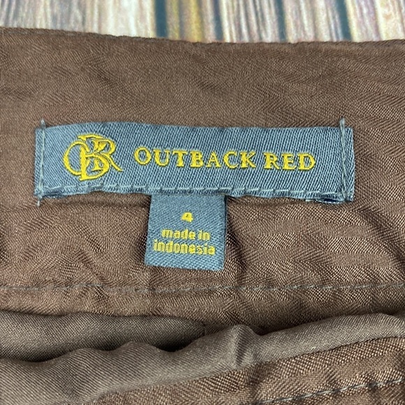 Outback Red Mini Skirt- Size 4 - Picture 3 of 13